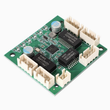 5 Ethernet-switchmodule moederbord