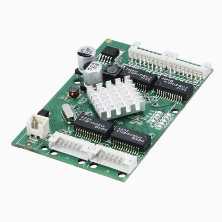 Mini 4-poorts Gigabit Ethernet-switchmodule